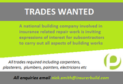 A national building company seeking trades